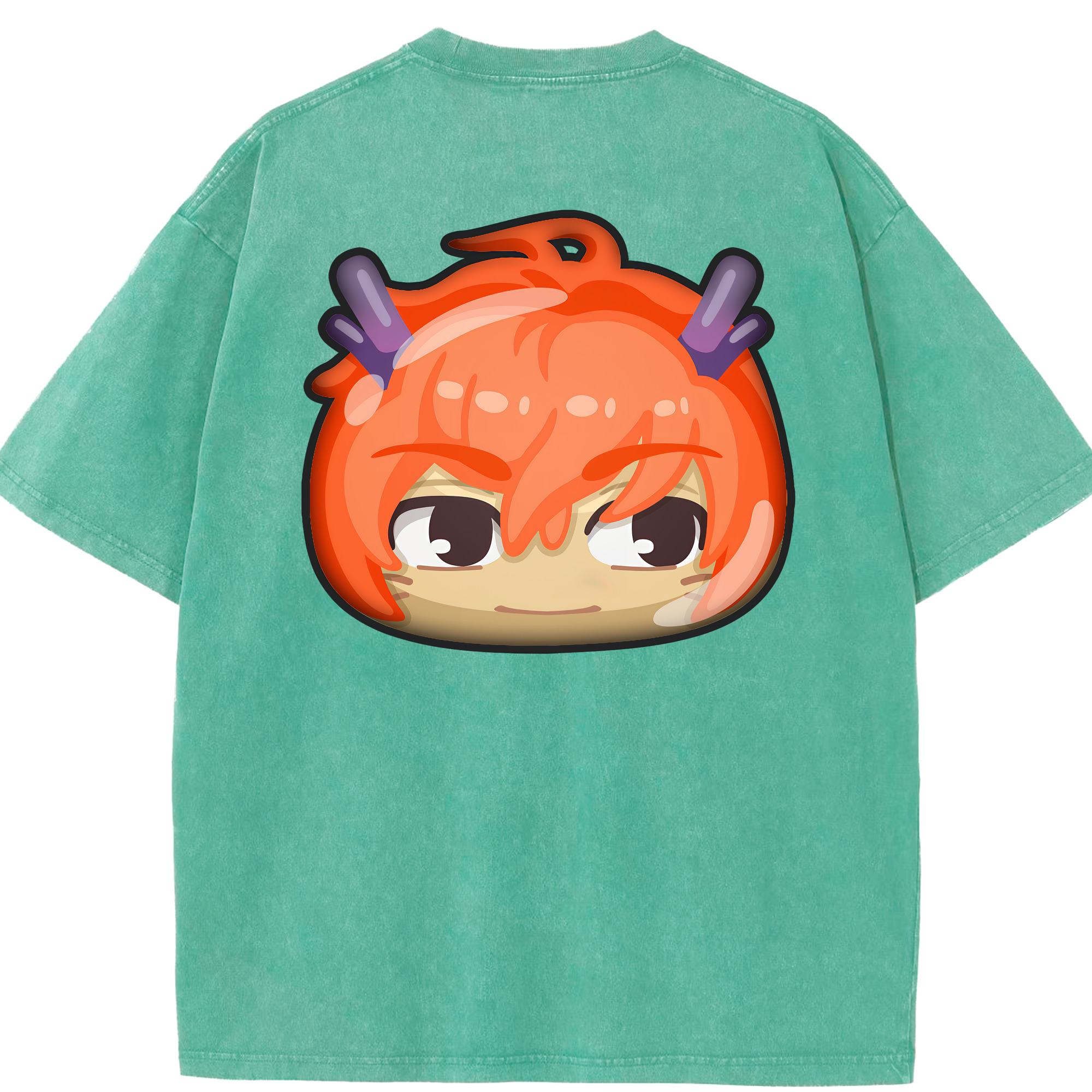 （画像用） 妖怪ウォッチ Yo-kai Watch 綿100% ヴィンテージ風 半袖Tシャツ（背面プリント）